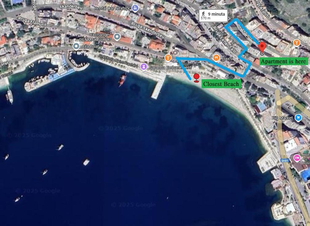 Veranda Sea View Apartment Saranda Zewnętrze zdjęcie